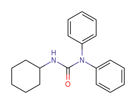 Molecular Structure of 4108-85-4 (Urea, N'-cyclohexyl-N,N-diphenyl-)