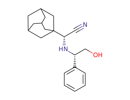 2-(R)-adamantan-1-yl-(S)-(2-hydroxy-1-phenylethylamino)acetonitrile