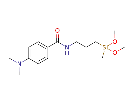 N-(3-[dimethoxy(methyl)silyl]propyl)-p-(N,N-dimethylamino)benzamide