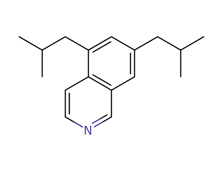 Molecular Structure of 1443013-08-8 (5,7-diisobutylisoquinoline)