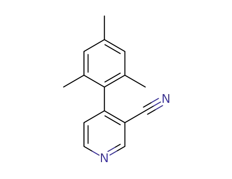 Molecular Structure of 1428419-76-4 (4-mesitylnicotinonitrile)