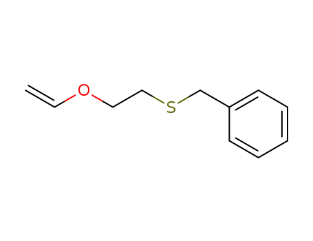 Benzene, [[[2-(ethenyloxy)ethyl]thio]methyl]-
