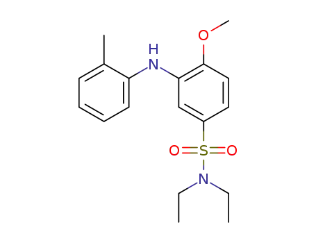 N-(2-tolyl)-3-amino-N,N-diethyl-4-methoxybenzenesulfonamide