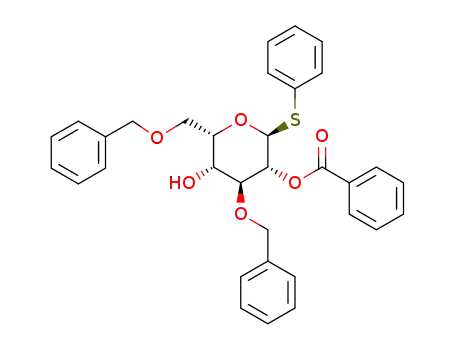 phenyl 2-O-benzoyl-3,6-di-O-benzyl-1-thio-α-L-idopyranoside