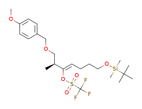 C<sub>23</sub>H<sub>37</sub>F<sub>3</sub>O<sub>6</sub>SSi