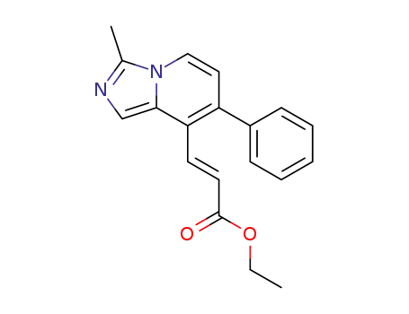 (E)-ethyl 3-(3-methyl-7-phenylimidazo[1,5-a]pyridin-8-yl)acrylate
