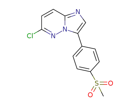 6-chloro-3-(4-(methylsulfonyl)phenyl)imidazo[1,2-b]-pyridazine