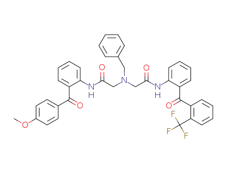 C<sub>39</sub>H<sub>32</sub>F<sub>3</sub>N<sub>3</sub>O<sub>5</sub>