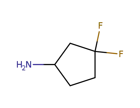 Molecular Structure of 939525-61-8 (3,3-DIFLUOROCYCLOPENTANAMINE HYDROCHLORIDE)