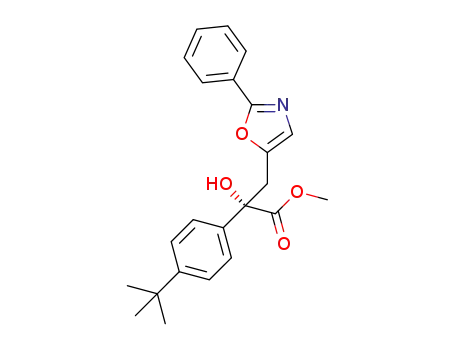 methyl 2-(4-(tert-butyl)phenyl)-2-hydroxy-3-(2-phenyloxazol-5-yl)propanoate