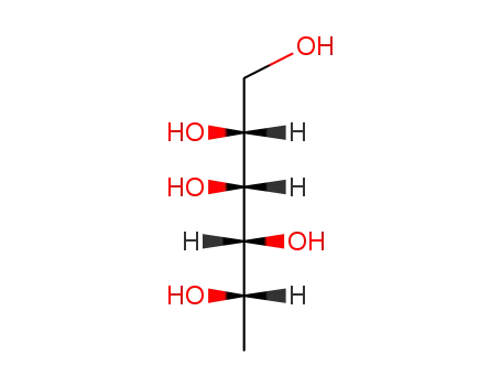 Molecular Structure of 18545-96-5 (1-Deoxy-D-glucitol)