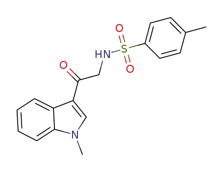 4-methyl-N-(2-(1-methyl-1H-indol-3-yl)-2-oxoethyl)benzenesulfonamide