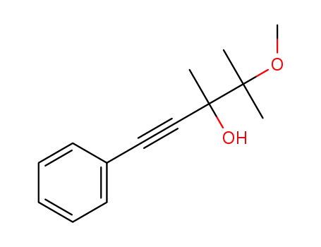 4-methoxy-3,4-dimethyl-1-phenylpent-1-yn-3-ol