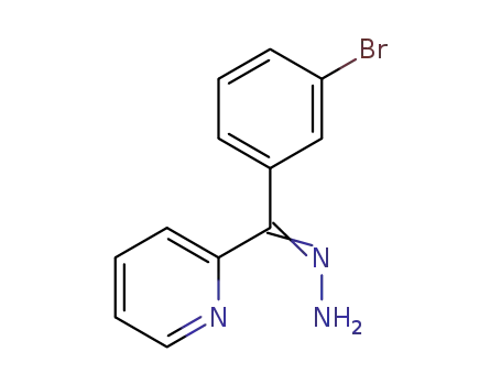Molecular Structure of 1613186-49-4 (2-[(3-bromophenyl)(hydrazono)methyl]pyridine)
