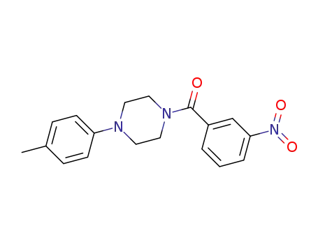 (3-nitrophenyl)(4-(p-tolyl)piperazin-1-yl)methanone