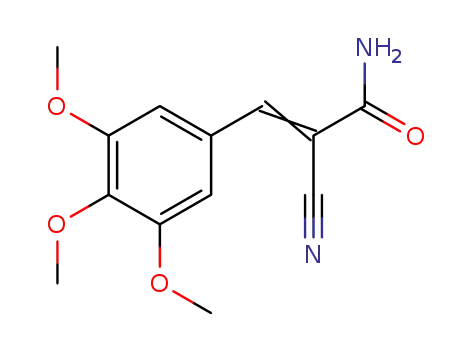 (2Z)-2-cyano-3-(3,4,5-trimethoxyphenyl)prop-2-enamide