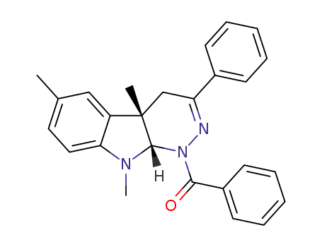 ((4aS,9aS)-4a,6,9-trimethyl-3-phenyl-4,4a,9,9a-tetrahydro-1H-pyridazino[3,4-b]indol-1-yl)(phenyl)methanone