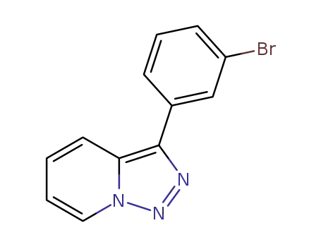 Molecular Structure of 1613186-54-1 (3-(3-bromophenyl)-[1,2,3]triazolo[1,5-a]pyridine)