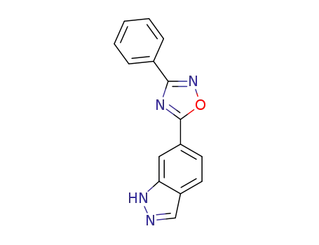 3-phenyl-5-(6-indazolyl)-1,2,4-oxadiazole