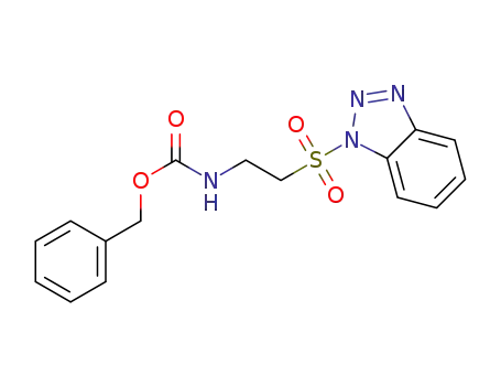 Molecular Structure of 1574527-04-0 (Cbz-N-Tau-Bt)
