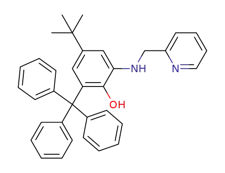 2-[(pyridin-2-yl)methylamino]-4-tert-butyl-6-(triphenylmethyl)phenol