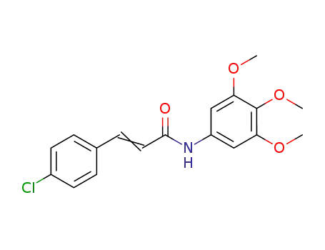 3-(4-chlorophenyl)-N-(3,4,5-trimethoxyphenyl)acrylamide