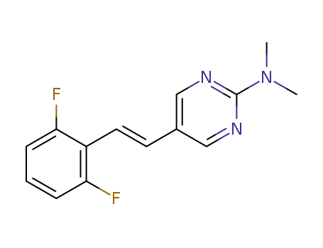 (E)-5-(2,6-difluorostyryl)-2-(N,N-dimethylamino)pyrimidine