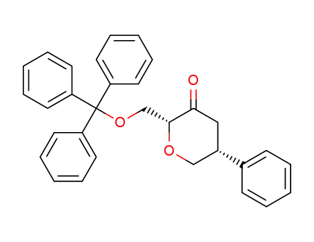 (5R)-phenyl-(2R)-trityloxymethyl-dihydro-2H-pyran-3-one