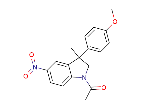 N-acetyl-3-(4-methoxyphenyl)-3-methyl-5-nitroindoline