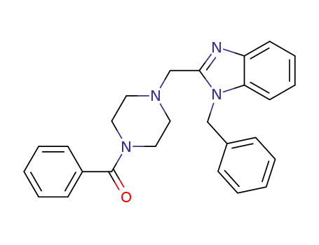 (4-((1-benzyl-1H-benzo[d]imidazol-2-yl)methyl)piperazin-1-yl)(phenyl)methanone