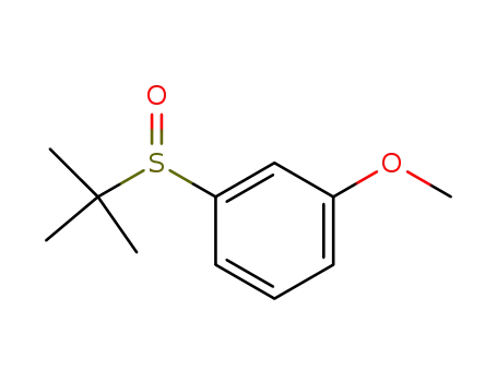Molecular Structure of 49833-47-8 (tert-butyl 3-methoxyphenyl sulfoxide)