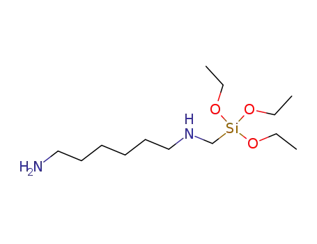 Molecular Structure of 15129-36-9 (N-(6-AMINOHEXYL)AMINOMETHYLTRIETHOXYSILANE)