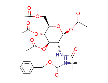 1,3,4,6-tetra-O-acetyl-2-[(2-{[(benzyloxy)carbonyl]amino}propanoyl)amino]-2-deoxyhexopyranose