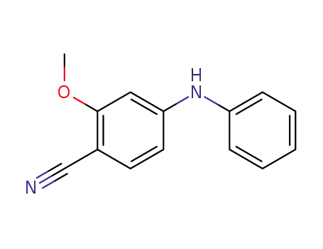 Benzonitrile, 2-methoxy-4-(phenylamino)-