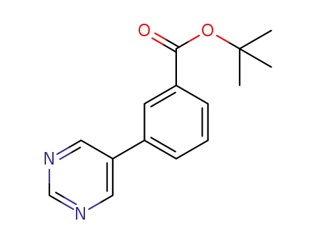 Molecular Structure of 1595294-71-5 (tert-butyl 3-(pyrimidin-5-yl)benzoate)