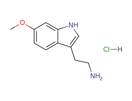 Molecular Structure of 2736-21-2 (6-METHOXYTRYPTAMINE HYDROCHLORIDE)