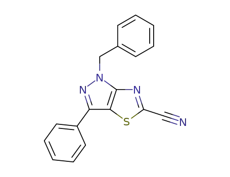 1-benzyl-3-phenyl-1H-pyrazolo[3,4-d]thiazole-5-carbonitrile