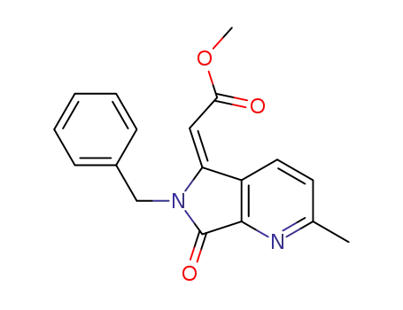 (E)-methyl 2-(6-benzyl-2-methyl-7-oxo-6,7-dihydro-5H-pyrrolo[3,4-b]pyridin-5-ylidene)-acetate