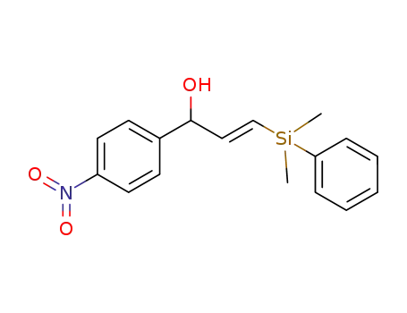 (E)-3-(dimethyl(phenyl)silyl)-1-(4-nitrophenyl)prop-2-en-1-ol