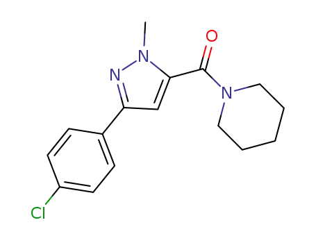 (3-(4-chlorophenyl)-1-methyl-1H-pyrazol-5-yl)(piperidin-1-yl)methanone