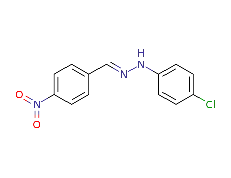 (E)-1-(4'-chlorophenyl)-2-(4-nitrobenzylidene)hydrazone