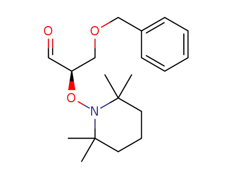 (R)-3-(benzyloxy)-2-(2,2,6,6-tetramethylpiperidin-1-yloxy)propanal