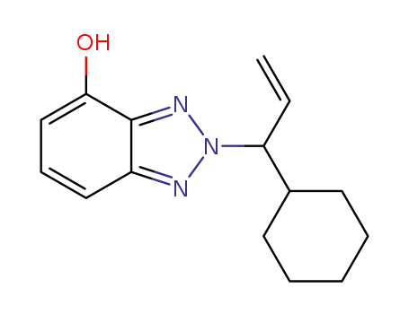 Molecular Structure of 1643833-52-6 (2-(1-cyclohexylallyl)-2H-benzo[d][1,2,3]triazol-4-ol)
