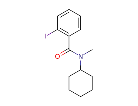 Molecular Structure of 1083239-65-9 (N-cyclohexyl-2-iodo-N-methylbenzamide)