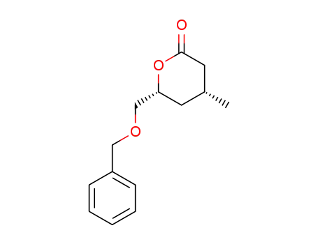 (4R,6R)-6-(benzyloxymethyl)-4-methyltetrahydro-2H-pyran-2-one