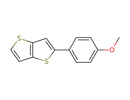 Molecular Structure of 1314235-26-1 (4-(thieno[3,2-b]thiophen-2-yl)-1-methoxybenzene)