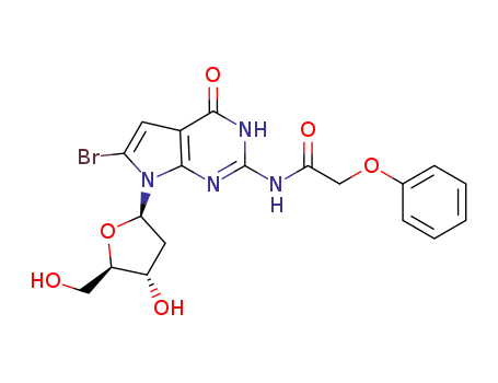 2-N-(phenoxyacetyl)-8-bromo-7-deaza-2'-deoxyguanosine