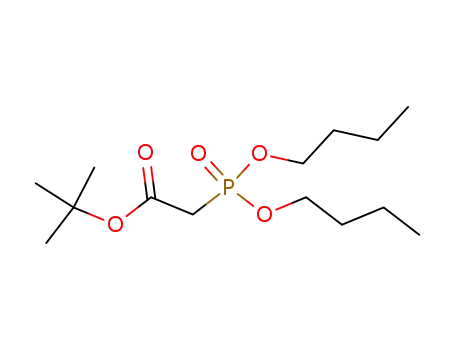Molecular Structure of 103717-32-4 (t-butyl-2-(dibutoxyphosphoryl)acetate)