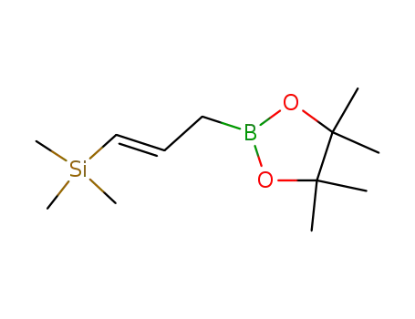 1,3,2-Dioxaborolane,
4,4,5,5-tetramethyl-2-[3-(trimethylsilyl)-2-propenyl]-, (E)-