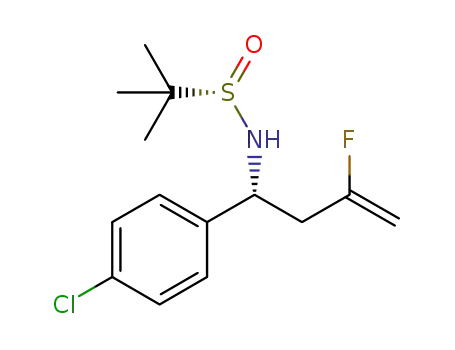 (S)-N-((R)-1-(4-chlorophenyl)-3-fluorobut-3-enyl)-2-methylpropane-2-sulfinamide